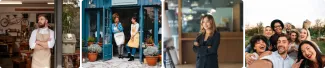 Pictures of people at their job
