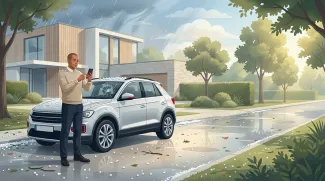 tempête de grêle