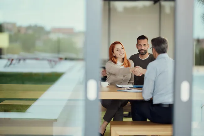 couple avec un conseiller